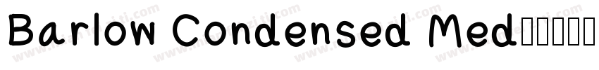 Barlow Condensed Med字体转换